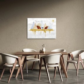 Tablou pe sticlă - Decor (70x50 cm)
