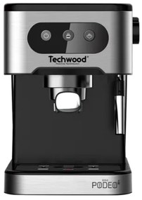 Espressor Techwood TCA-156EXN, 20 bari, 1.5 litri, cafea macinata sau capsule Nespresso