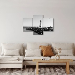 Tablou - Far de pe coastă, Santa Cruz, California (90x60 cm)