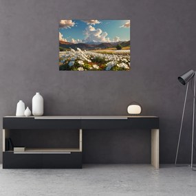 Tablou pe sticlă - Peisaj liniștit (70x50 cm)