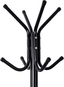 SongmicsHome Cuier vertical SAMUEL 49x176cm, negru