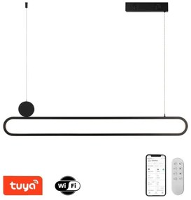 Lustră LED dimabilă pe cablu Immax NEO 07231L LITE OVALE LED/50W/230V Wi-Fi Tuya + telecomandă