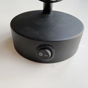 Aplică de perete neagră Straw – Fischer &amp; Honsel