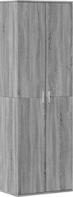 vidaXL Dulap înalt, gri sonoma, 60x35x180 cm, lemn prelucrat
