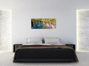 Tablou - Intrare in cascade (120x50 cm)