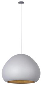 Lustră pe cablu LAVA 1xE27/15W/230V gri/auriu