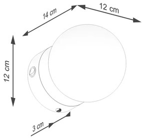 Aplică Sollux SL.1461 YOLI 1xG9/8W/230V negru