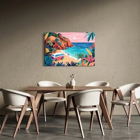 Tablou - Rulotă la ocean (90x60 cm)