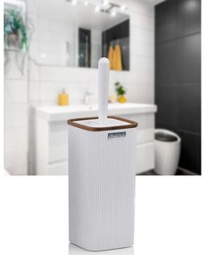 Set de baie Freehome OKY-461-3-B, 5 piese, Lemn/ Duna alba