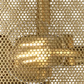 Lustra aplicata design retro Fishnet aurie 2843-3GO SRT