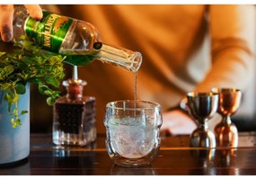 Set de 2 pahare cu pereți dubli Vialli Design Sferico, 250 ml