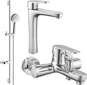 Mexen Kama Set de baie DS75, crom - 72513DS75-00