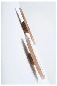 Oglindă de perete cu ramă din lemn masiv de stejar Gazzda Look, ⌀ 32 cm