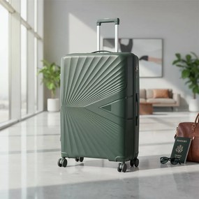 TraveLux Endure gurulós bőrönd szett sötétzöld