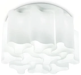 Plafoniera moderna design lux diametru 73,5cm, COMPO PL10 BIANCO 125510