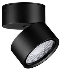 Spot LED aplicat directionabil diametru 8cm PULL negru, NVL-9030770