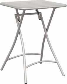 vidaXL Masă de bistro Bej 55 x 55 x 72,5 cm Oțel acoperit cu pulbere