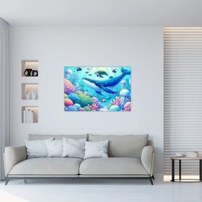 Tablou – Lume subacvatică (90x60 cm)