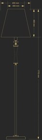 Lampadar realizat manual AVERNO