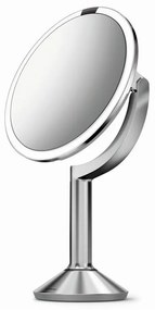 Oglinda Simplehuman cu senzor TRIO cu control tactil, auriu roz