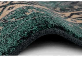 Covor în culoarea petrolului din lână 133x180 cm Mia – Agnella