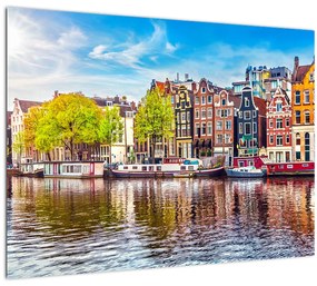 Tablou - Case dansatoare, Amsterdam (70x50 cm)