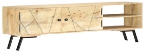 vidaXL Comodă TV, 140 x 30 x 40 cm, lemn masiv de mango