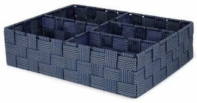 Organizator rufe și accesorii Compactor Toronto,5 compartimente, albastru-gri
