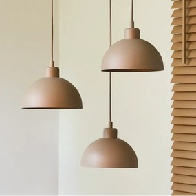 Duolla - Lampă suspendată pe cablu IRONLINE, 3xE27/15W/230V, bej