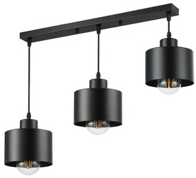 Lustră pe cablu 3xE27/35W/230V negru