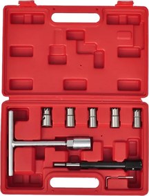 vidaXL Set freze curățare injectoare diesel, 7 buc