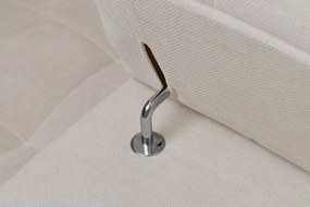 Colțar extensibil Nardo L dreapta - bej pluș Pretty 03