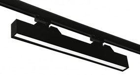Spot LED directionabil pe sina LINNEA 57 TRACK 3Line CCT 24W negru