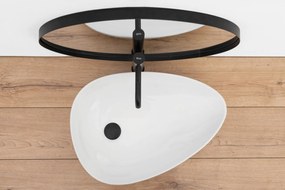 Lavoar Greta Alb ceramica sanitara - 56 cm