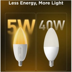 SET 2x bec LED RGBWW dimabil Govee E14/5W/230V 2700-6500K Wi-Fi