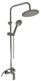 RAV Slezák NL182.5/7MGK - Set de duș cu baterie NIL, gri periat
