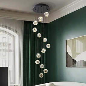 Lustra LED suspendata design decorativ modern Zaria 13L