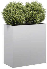 vidaXL Jardinieră 80x40x80 cm oțel galvanizat