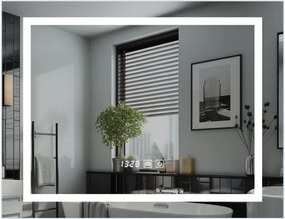 IREDA Oglindă de baie cu iluminare LED, 125 x 75 cm