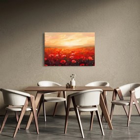 Tablou - Câmp de maci (90x60 cm)