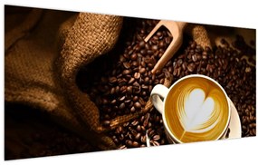 Tablou - O ceașcă de cafea (120x50 cm)