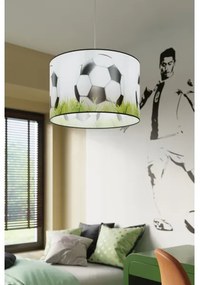 Lustră pe cablu pentru copii Sollux SL.1429 FOOTBALL 1xE27/15W/230V d. 40 cm