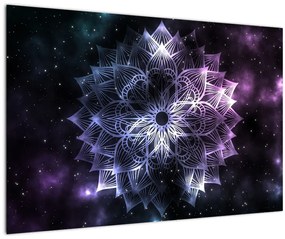 Tablou - Mandala Lotus în spațiu (90x60 cm)
