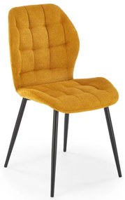 Scaun K548 stofa mustariu H84 cm