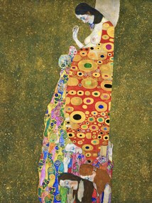 Artă imprimată Hope (Female Nude) - Gustav Klimt, (30 x 40 cm)