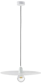 Pendul design modern minimalist PLAT alb 68146