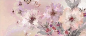 Tablou - Colaj de artă cu fluturi (120x50 cm)