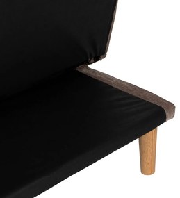 Canapea maro extensibilă cu tapițerie din chenille 178 cm – Ixia