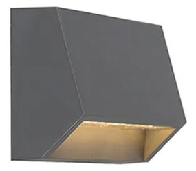 Lampa de perete exterioara moderna gri inchis incl. LED IP54 - Sandstone 1