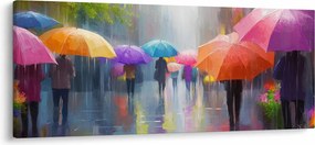 Tablou - Zi ploioasă (120x50 cm)